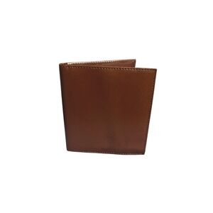 VTG Prince Gardner Brown Leather Bifold Wallet Classic Minimalist Design